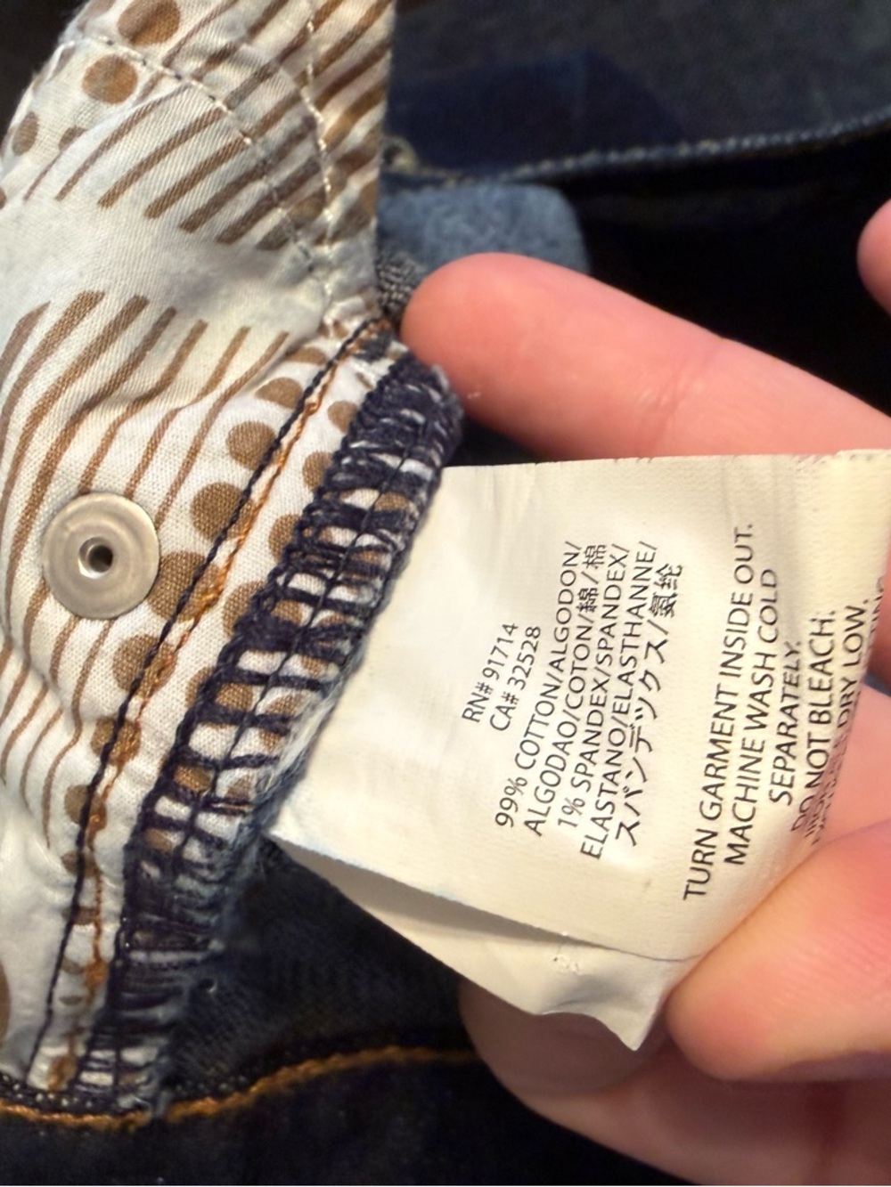 Armani Exchange Dark Indigo Bootcut Jeans - Picture 8 of 8